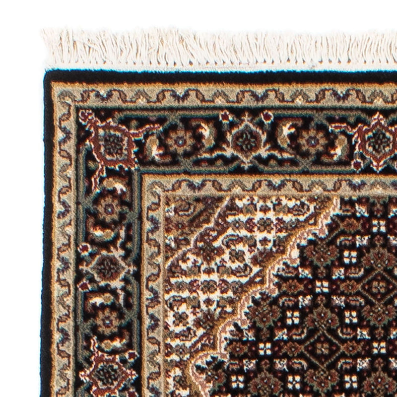 Tapis de couloir Tapis persan - Tabriz - 196 x 73 cm - bleu foncé