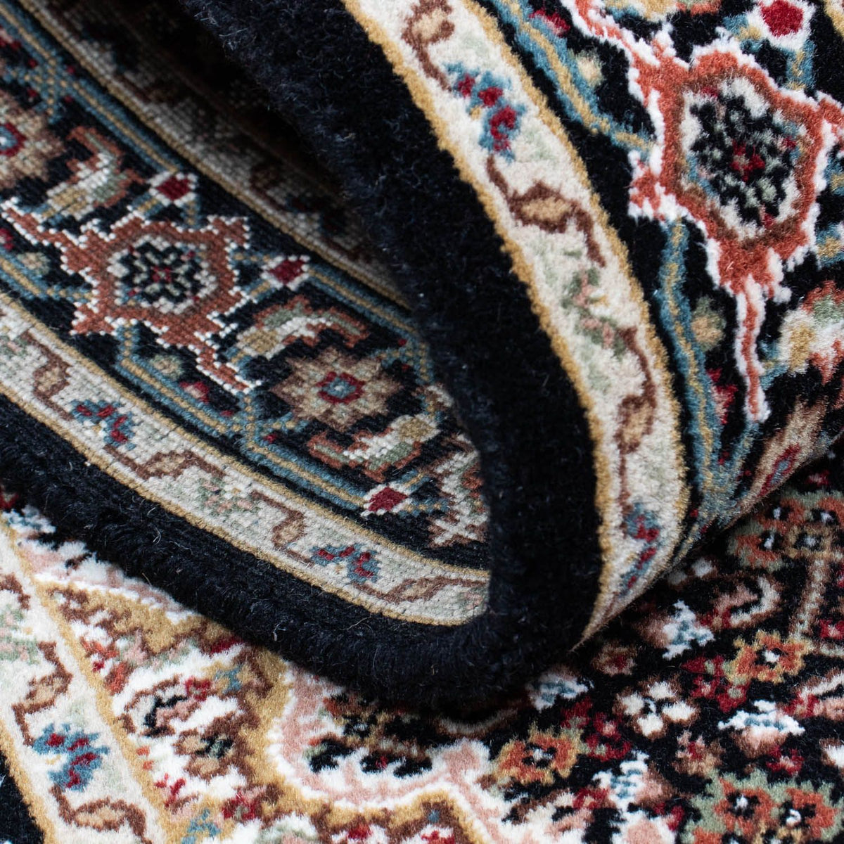 Tapis de couloir Tapis persan - Tabriz - 196 x 73 cm - bleu foncé