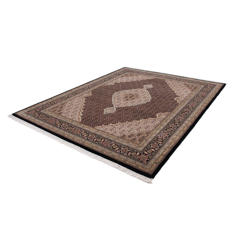 Tapis persan - Tabriz - 253 x 199 cm - bleu foncé
