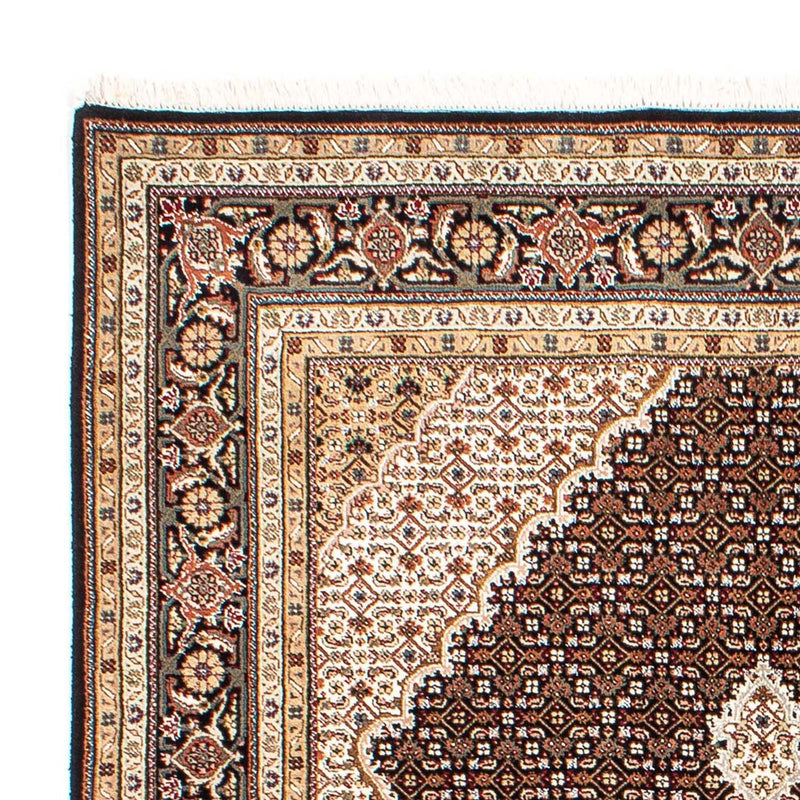 Tapis persan - Tabriz - 238 x 166 cm - bleu foncé