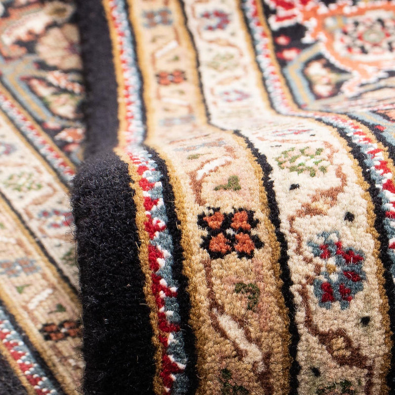 Tapis persan - Tabriz - 238 x 166 cm - bleu foncé