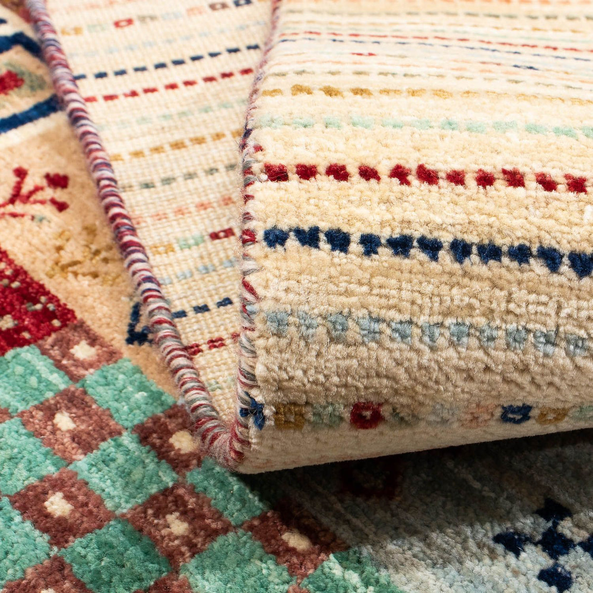 Tapis Gabbeh - Loribaft Persan - 235 x 173 cm - beige