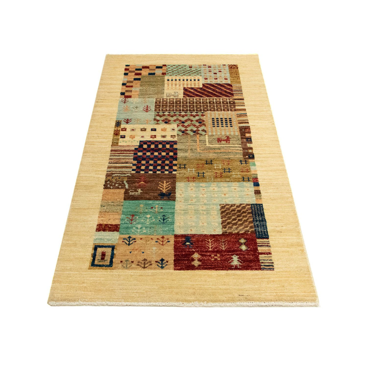 Tapis design - 137 x 70 cm - beige