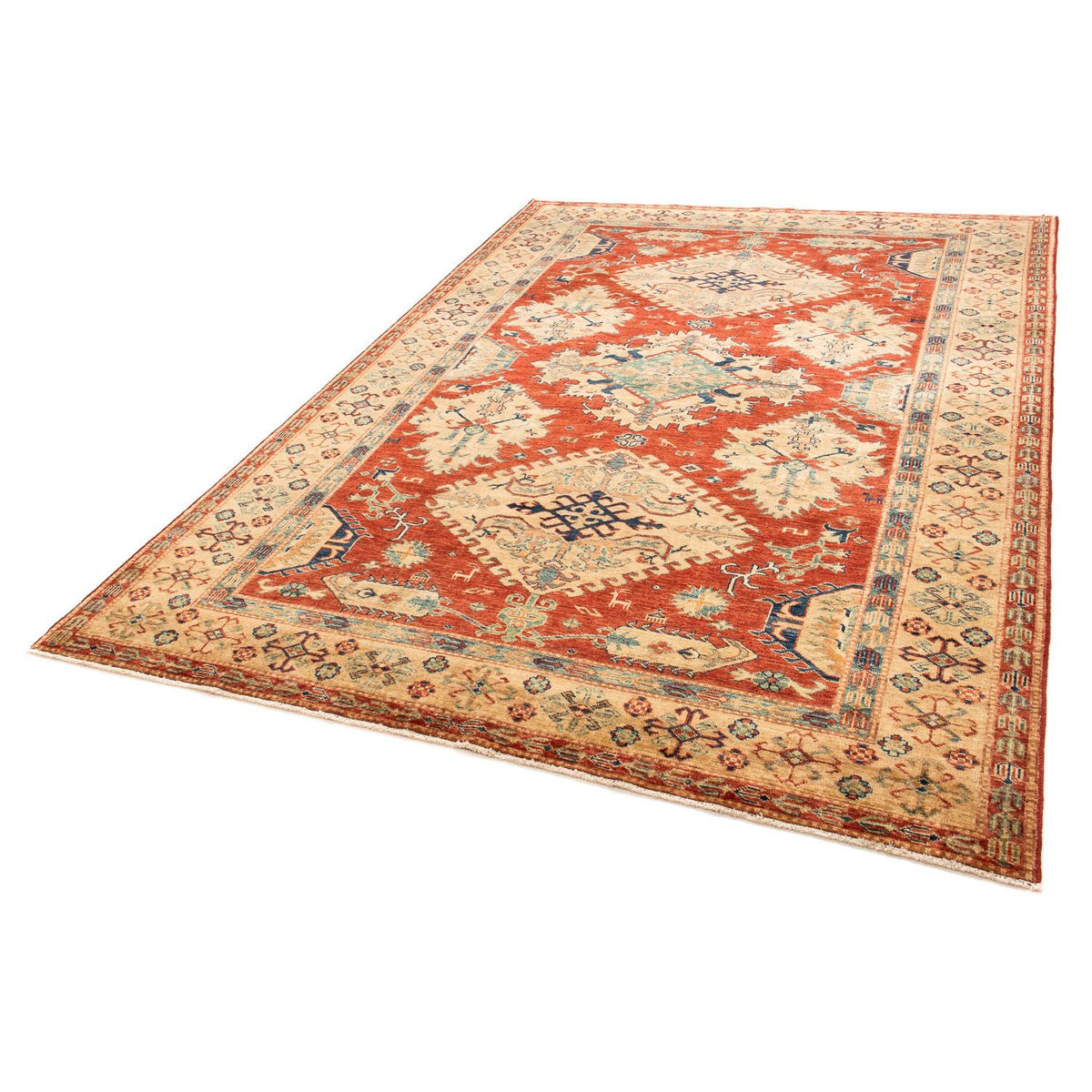 Tapis Ziegler - Kazak - 247 x 172 cm - rouge foncé
