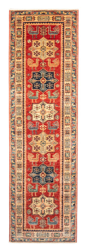 Tapis de couloir Tapis Ziegler - Kazak - 266 x 77 cm - rouge