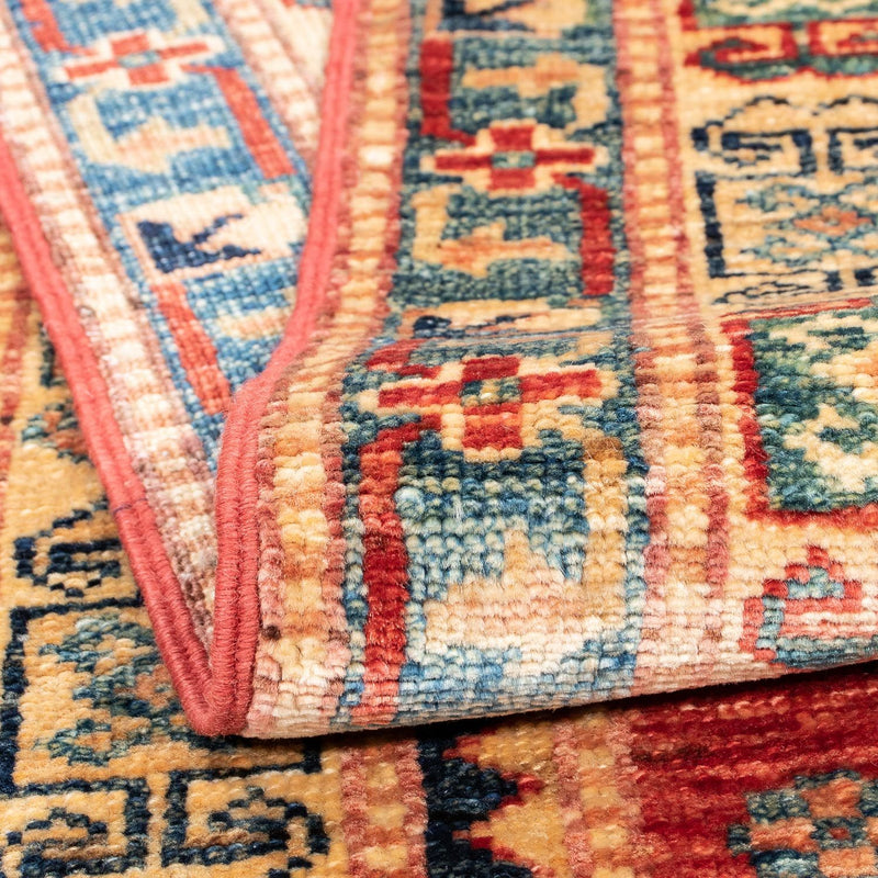Tapis de couloir Tapis Ziegler - Kazak - 266 x 77 cm - rouge