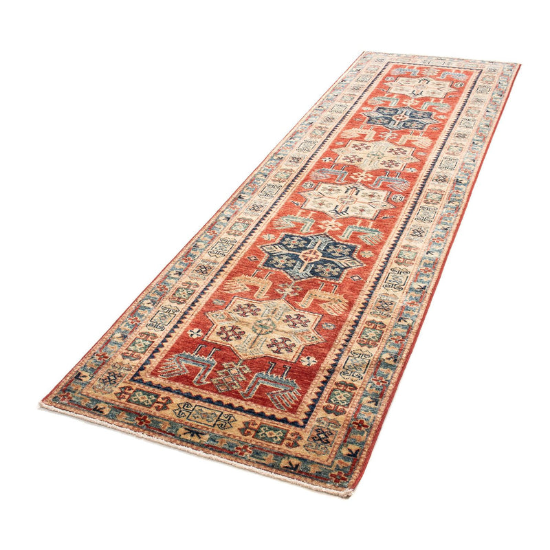Tapis de couloir Tapis Ziegler - Kazak - 266 x 77 cm - rouge
