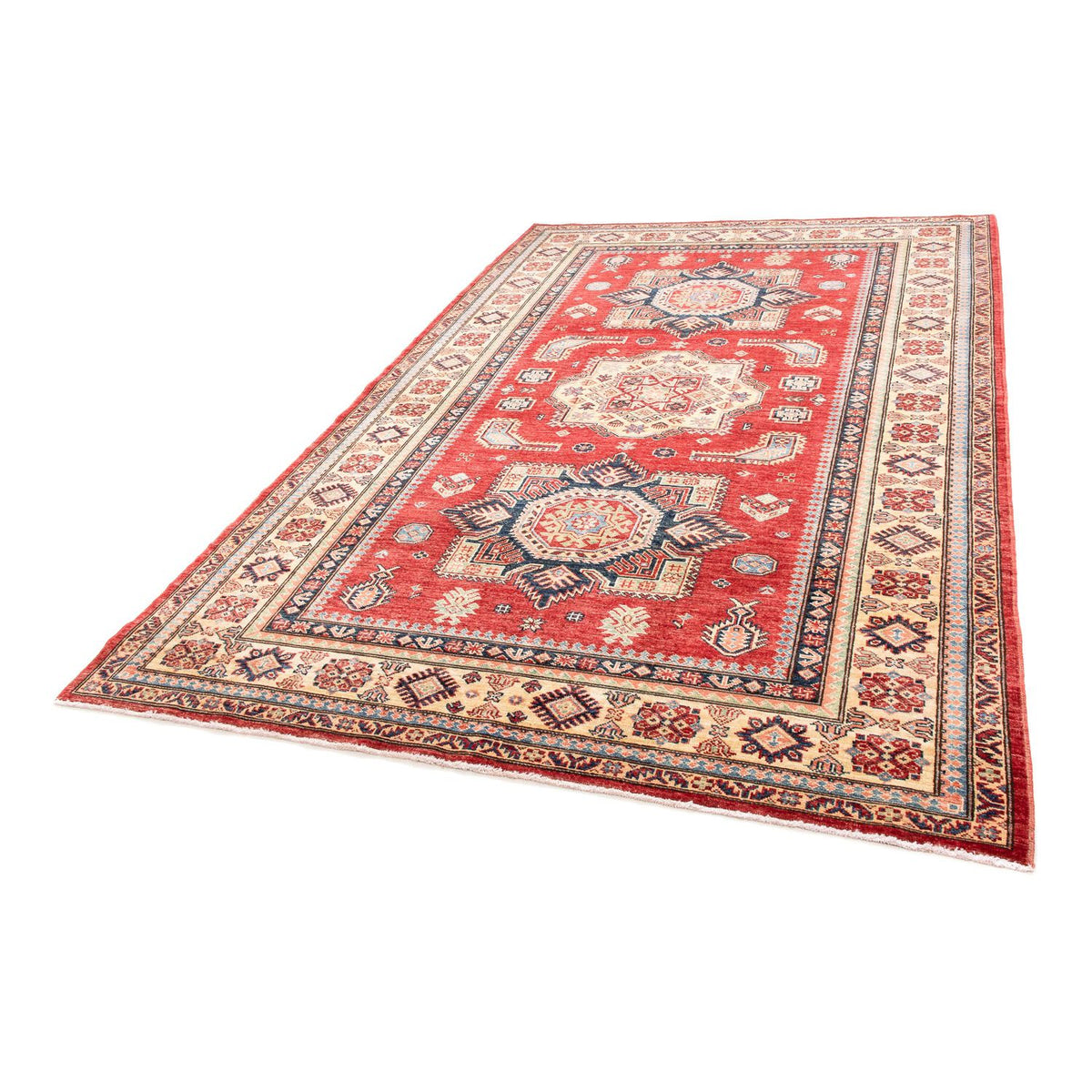 Tapis Ziegler - Kazak - 253 x 168 cm - rouge foncé