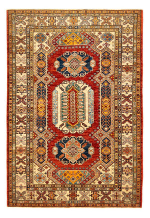Tapis Ziegler - Kazak - 261 x 184 cm - rouge foncé