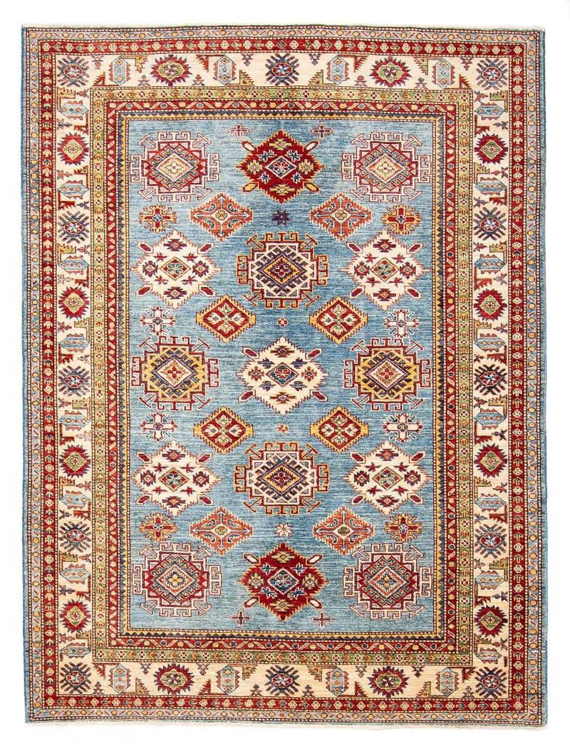 Tapis Ziegler - Kazak - 233 x 184 cm - bleu clair