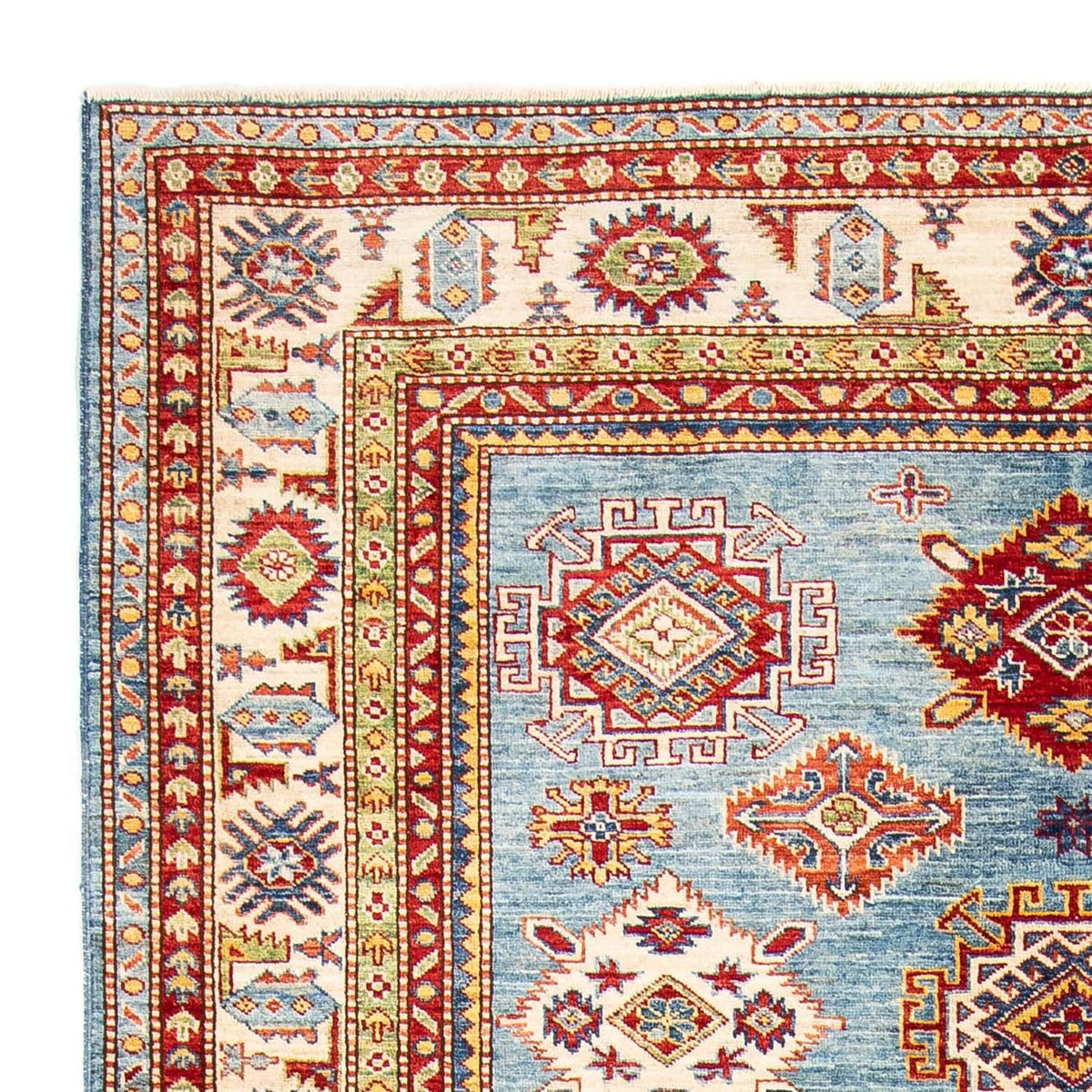 Tapis Ziegler - Kazak - 233 x 184 cm - bleu clair