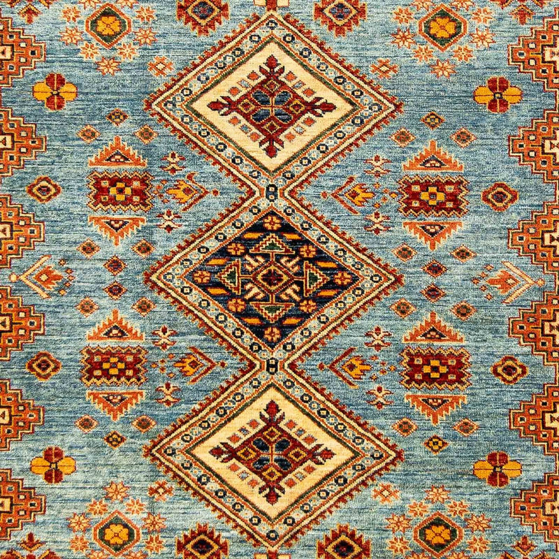 Tapis Ziegler - Kazak - 271 x 184 cm - bleu clair