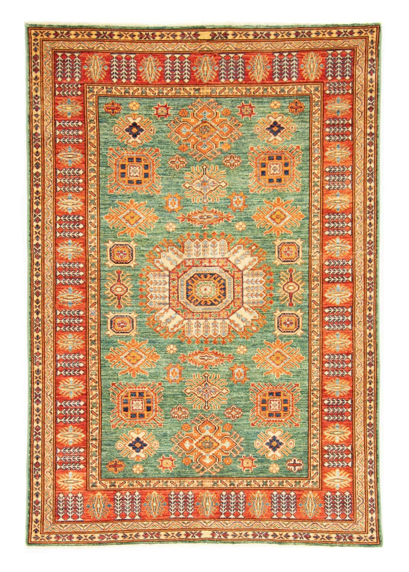Tapis Ziegler - Kazak - 211 x 150 cm - vert