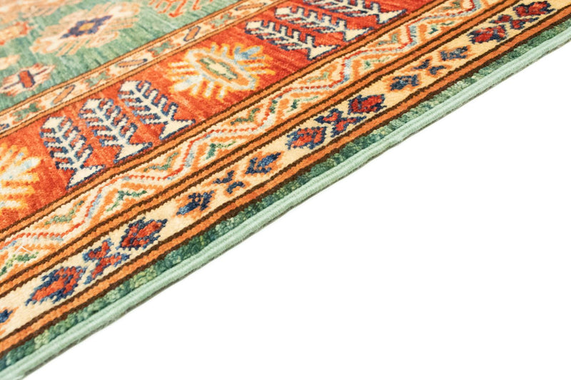 Tapis Ziegler - Kazak - 211 x 150 cm - vert