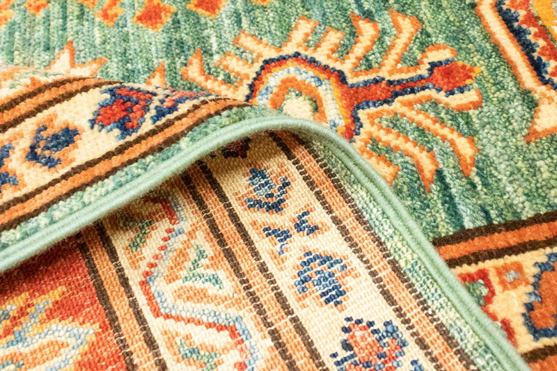 Tapis Ziegler - Kazak - 211 x 150 cm - vert