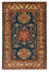 Tapis Ziegler - Kazak - 126 x 85 cm - bleu