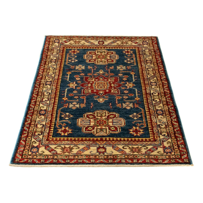 Tapis Ziegler - Kazak - 126 x 85 cm - bleu