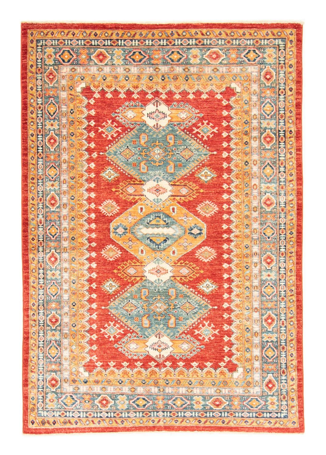 Tapis Ziegler - Kazak - 209 x 145 cm - multicolore