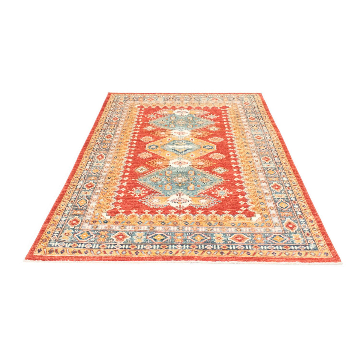 Tapis Ziegler - Kazak - 209 x 145 cm - multicolore