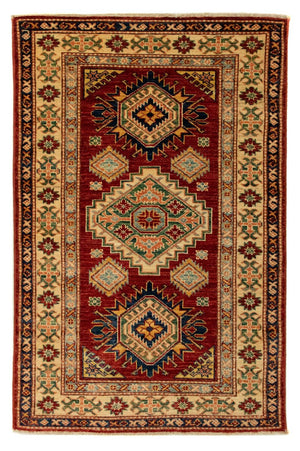 Tapis Ziegler - Kazak - 124 x 84 cm - rouge foncé