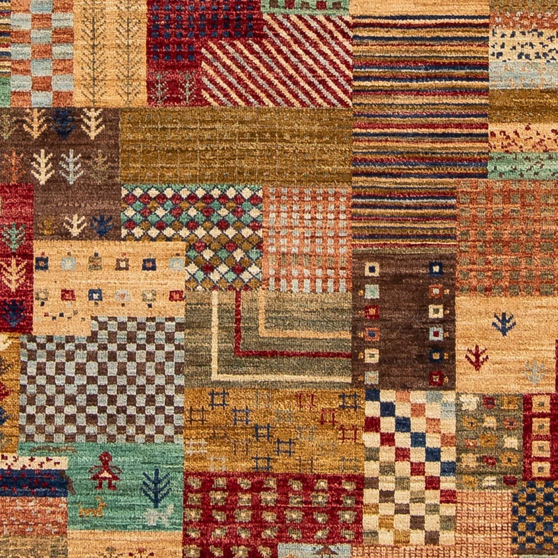 Tapis Gabbeh - Loribaft Persan - 238 x 170 cm - marron clair