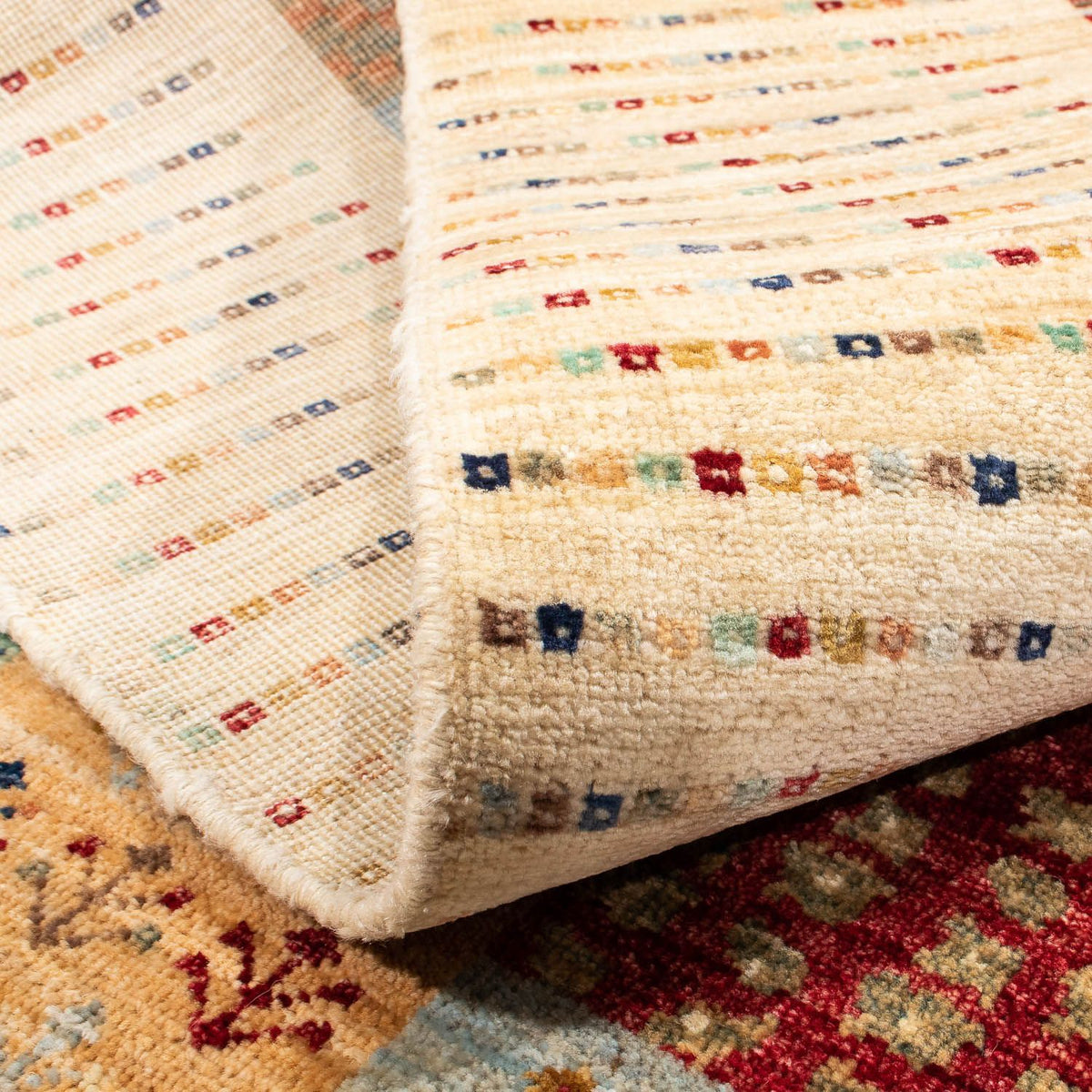 Tapis Gabbeh - Loribaft Persan - 238 x 170 cm - marron clair