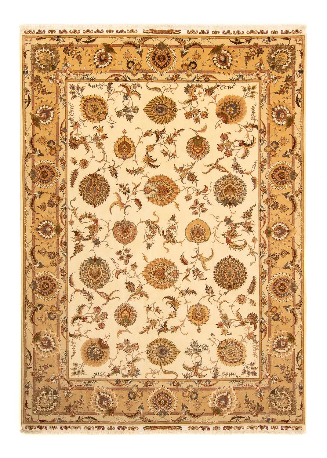 Tapis persan - Tabriz - Royal - 352 x 256 cm - beige