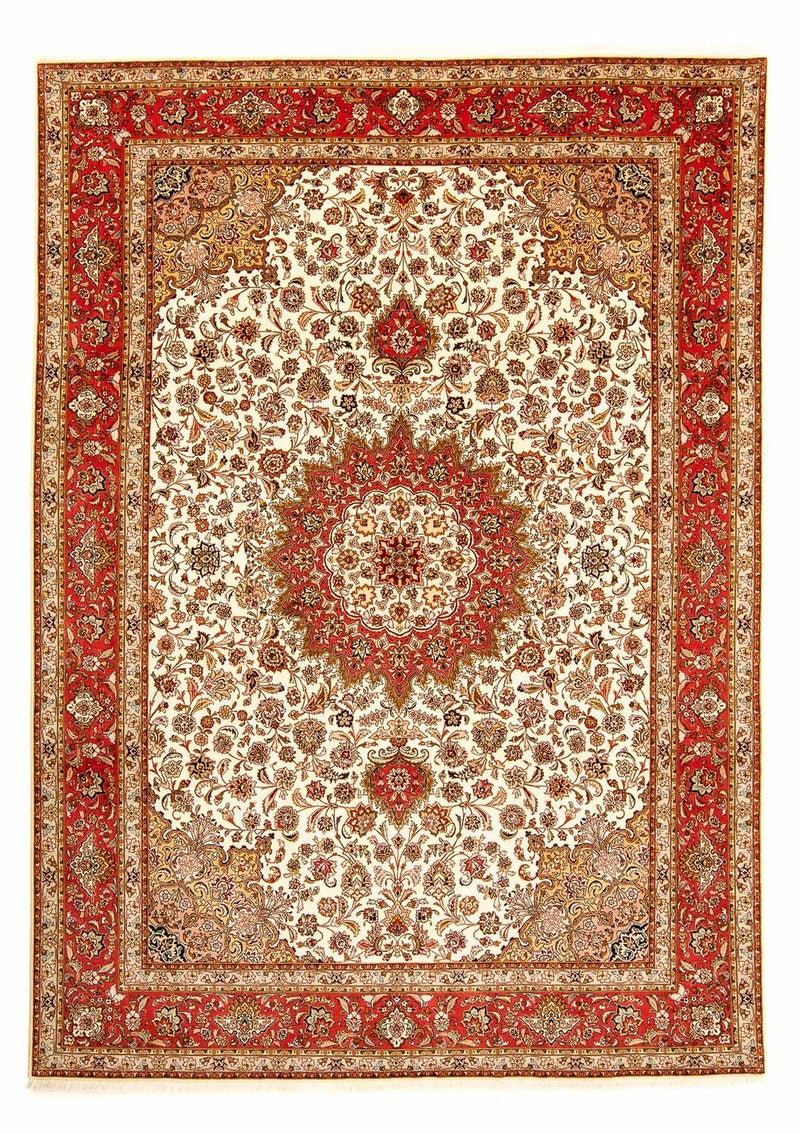 Tapis persan - Tabriz - Royal - 354 x 255 cm - beige