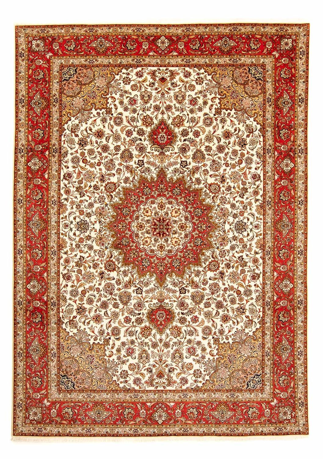 Tapis persan - Tabriz - Royal - 354 x 255 cm - beige