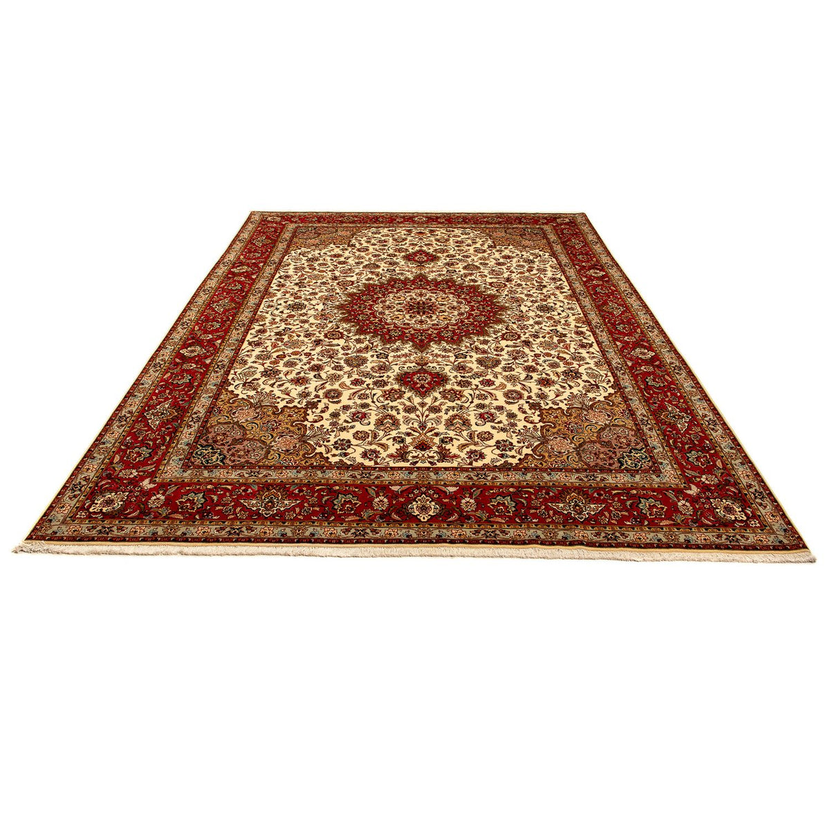 Tapis persan - Tabriz - Royal - 354 x 255 cm - beige