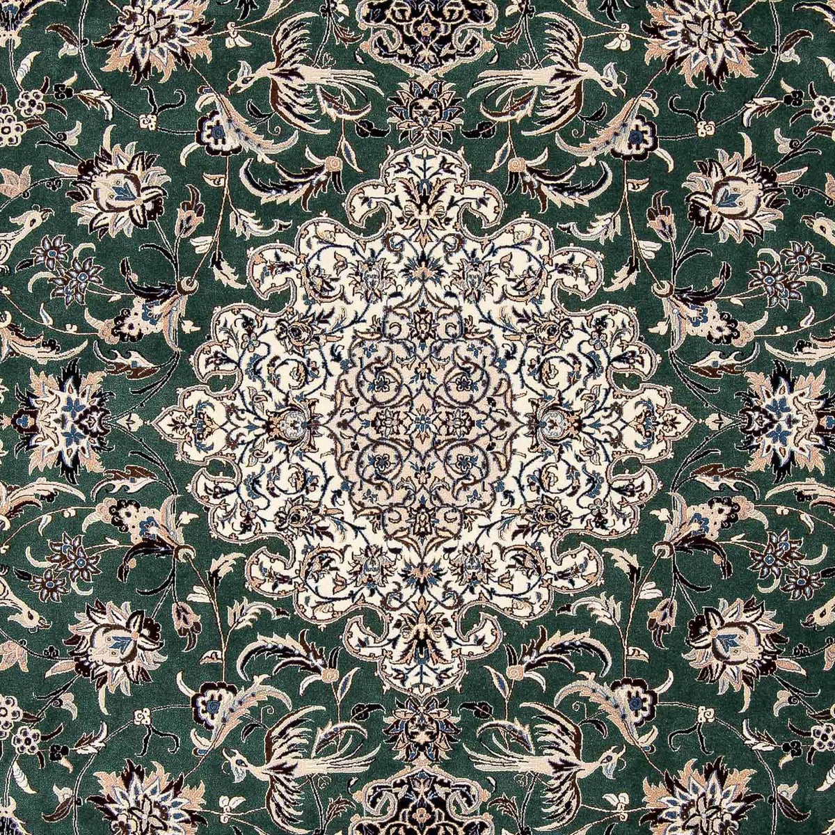 Tapis persan - Nain - Premium - 307 x 206 cm - vert