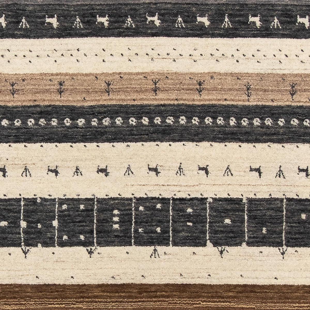 Tapis design - 204 x 145 cm - beige