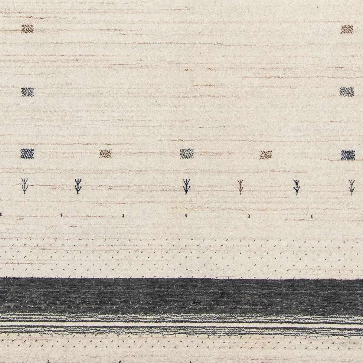 Tapis Gabbeh - Loribaft Persan - 245 x 169 cm - beige