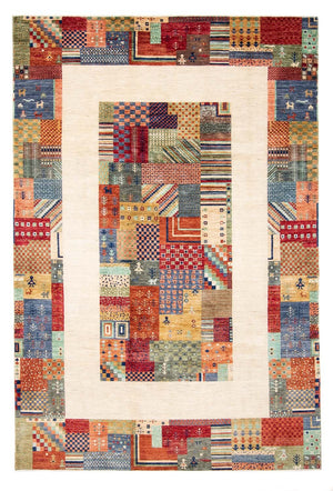 Tapis Gabbeh - Loribaft Persan - 294 x 197 cm - multicolore