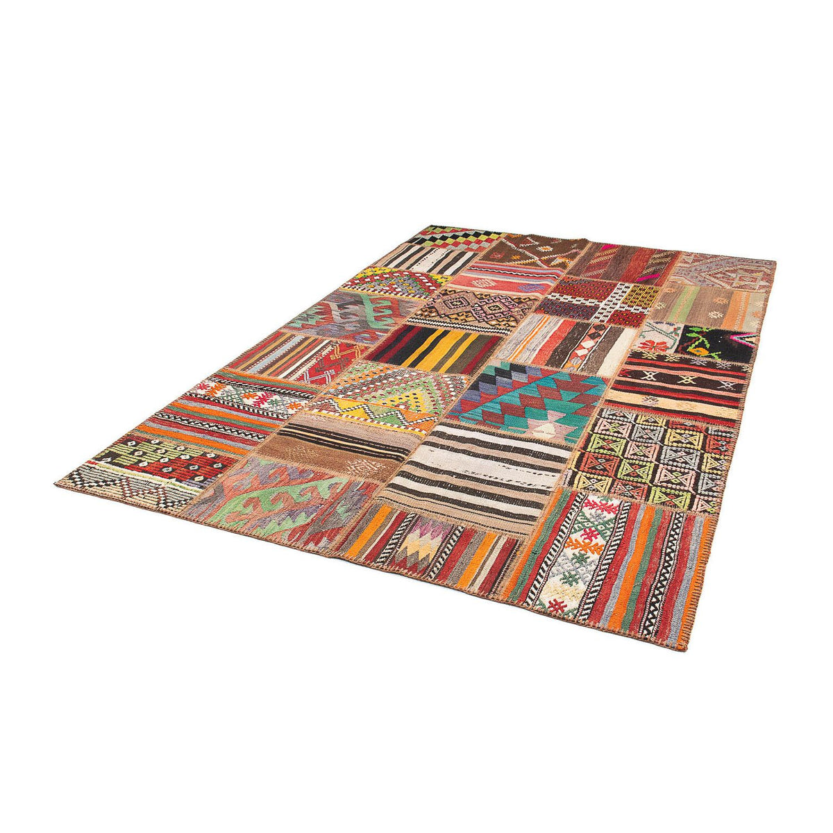 Tapis patchwork - 239 x 169 cm - multicolore