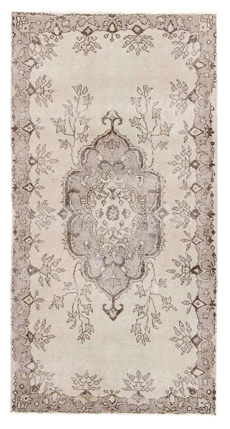 Tapis de couloir Tapis vintage - 213 x 112 cm - beige