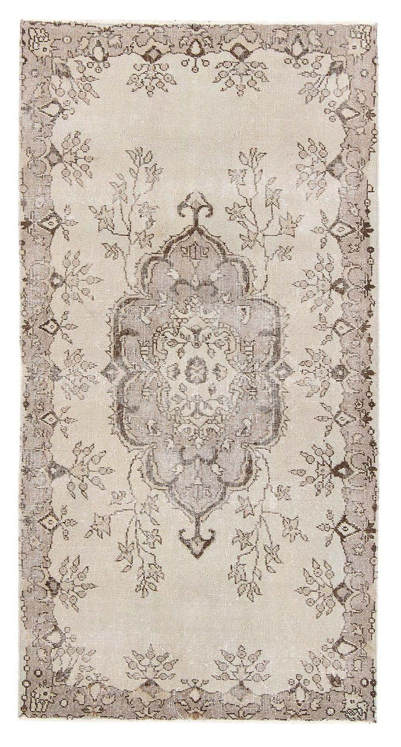 Tapis de couloir Tapis vintage - 213 x 112 cm - beige