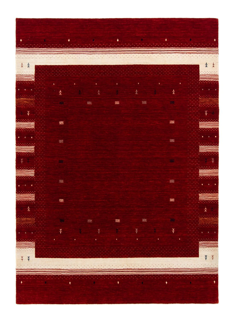 Tapis Gabbeh - Loribaft Persan - 240 x 172 cm - rouge