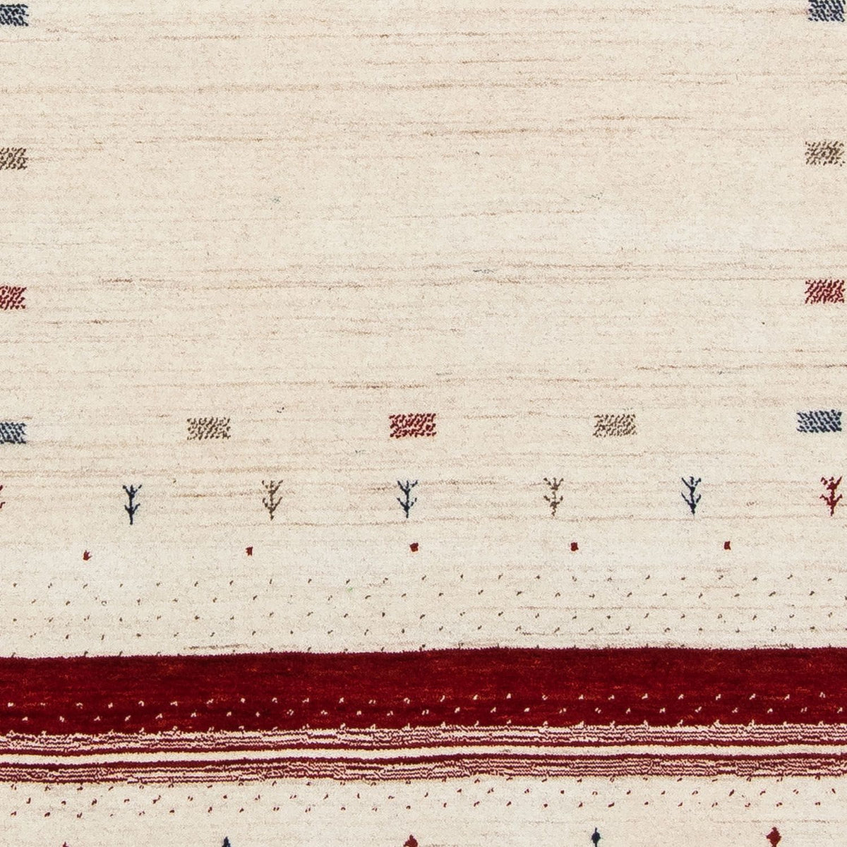 Tapis Gabbeh - Loribaft Persan - 198 x 145 cm - beige