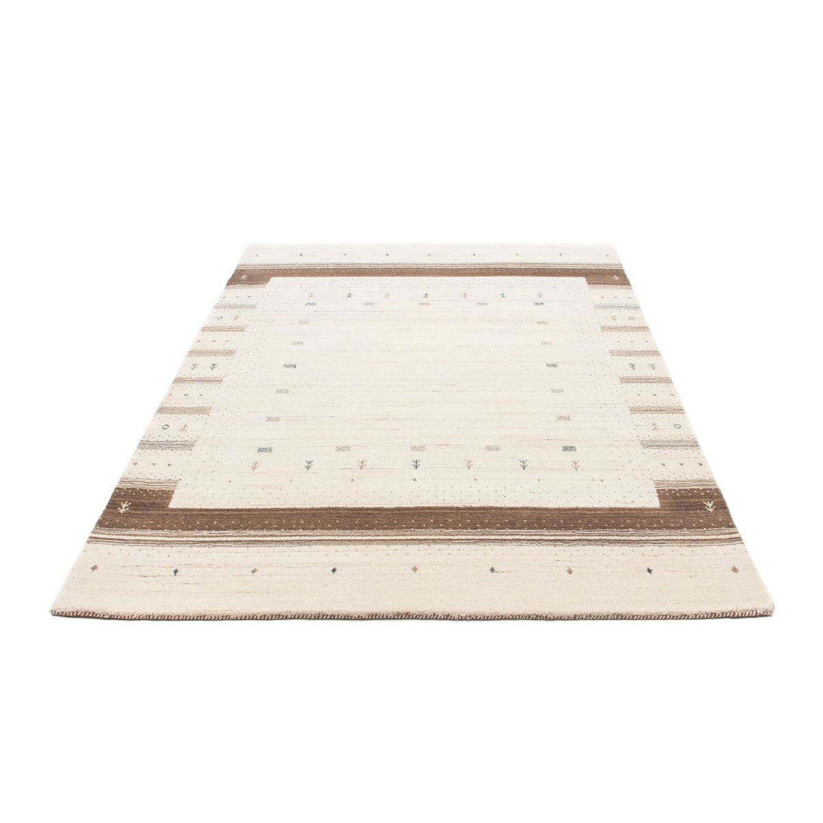 Tapis Gabbeh - Loribaft Persan - 200 x 142 cm - beige