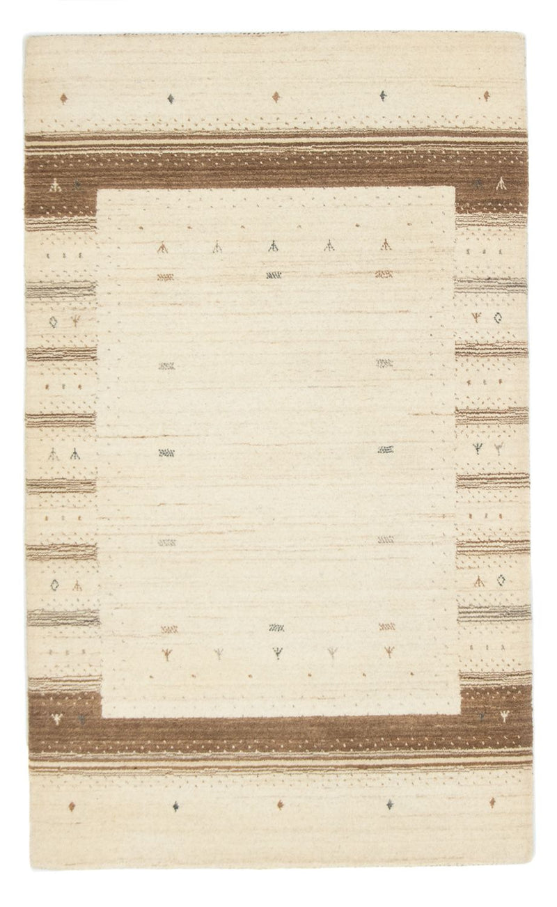 Tapis Gabbeh - Loribaft Persan - 160 x 94 cm - beige