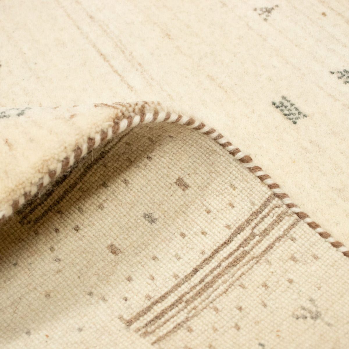 Tapis Gabbeh - Loribaft Persan - 160 x 94 cm - beige