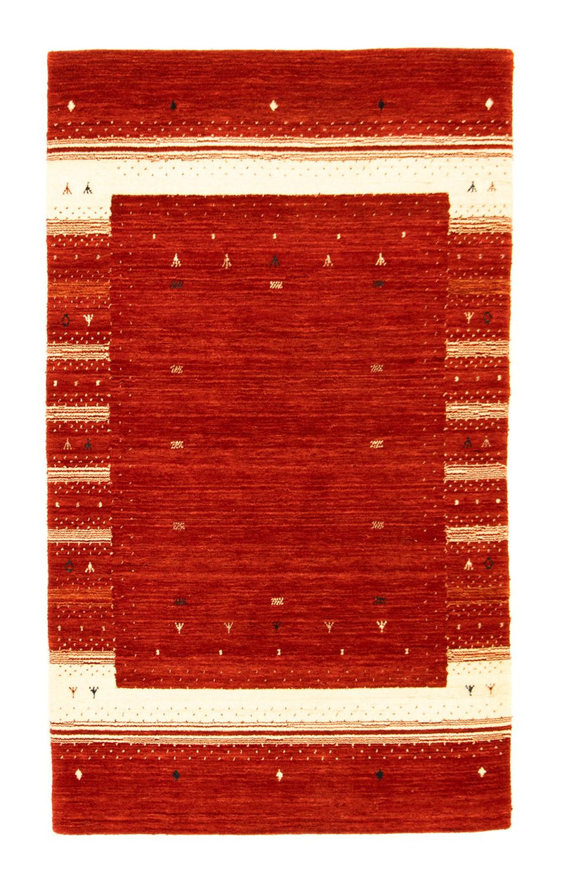 Tapis Gabbeh - Loribaft Persan - 162 x 94 cm - rouge