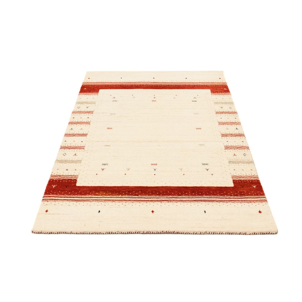 Tapis Gabbeh - Loribaft Persan - 160 x 91 cm - beige