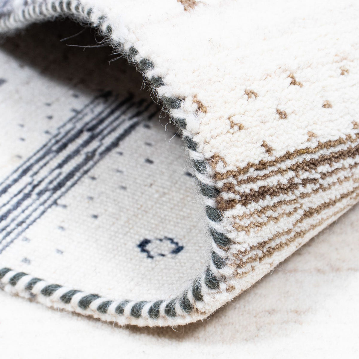 Tapis Gabbeh - Loribaft Persan - 200 x 145 cm - beige