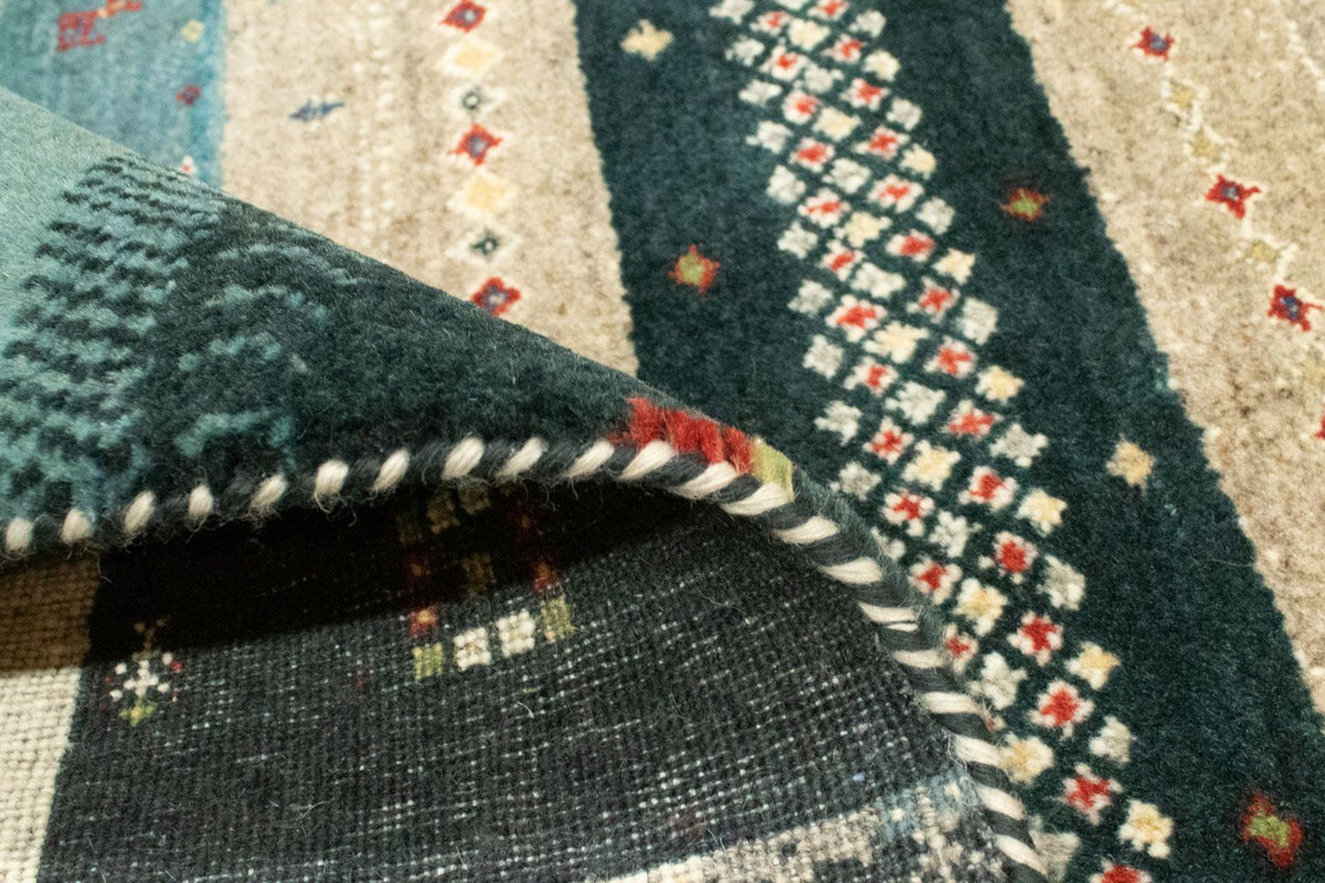 Tapis Gabbeh - Loribaft Persan - 238 x 170 cm - multicolore