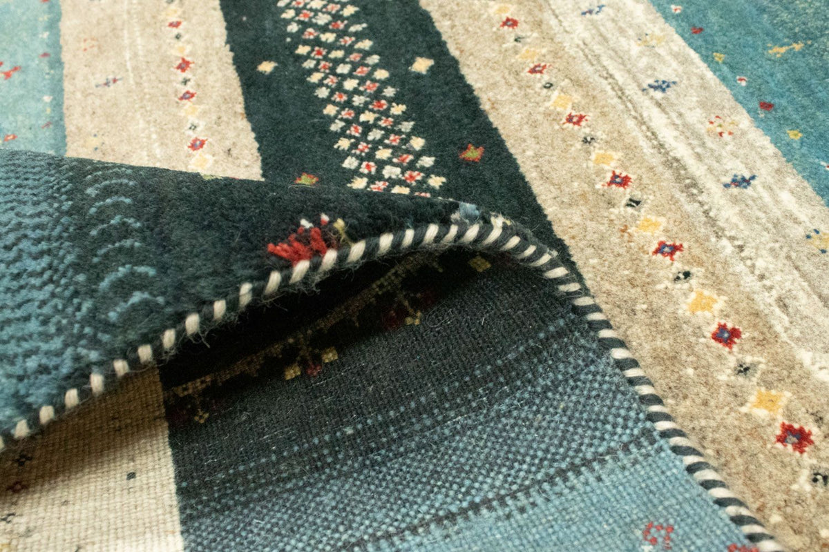 Tapis Gabbeh - Loribaft Persan - 237 x 163 cm - multicolore