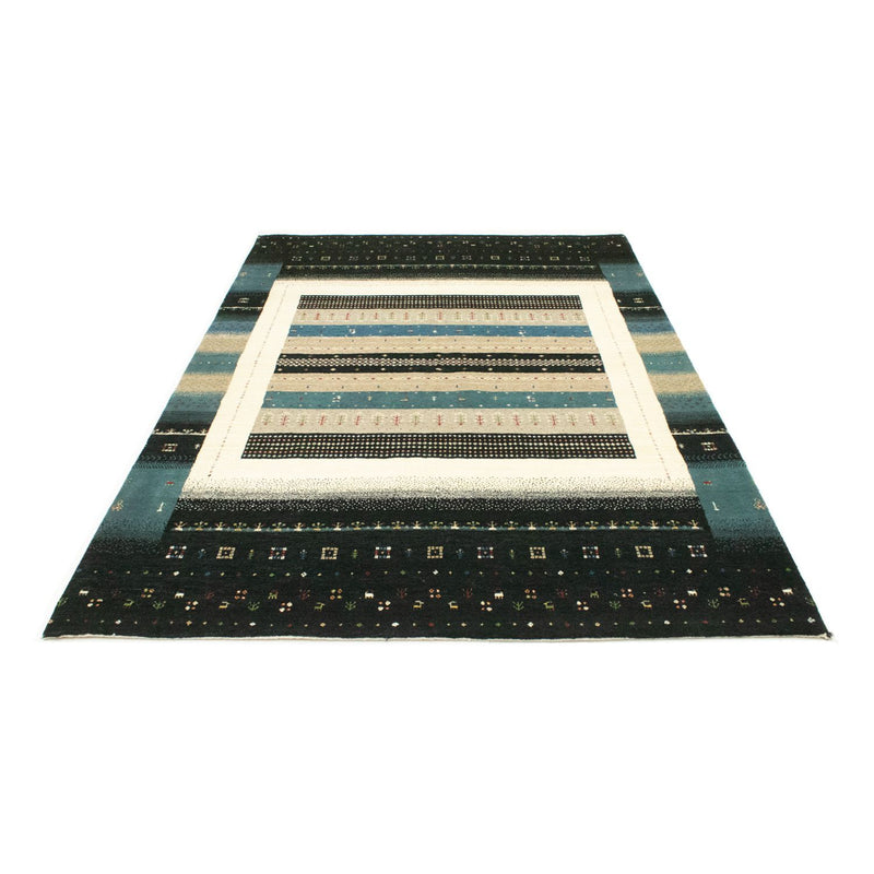 Tapis Gabbeh - Loribaft Persan - 246 x 169 cm - multicolore