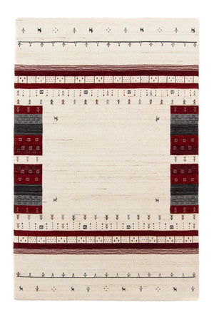 Tapis Gabbeh - Loribaft Persan - 200 x 138 cm - beige