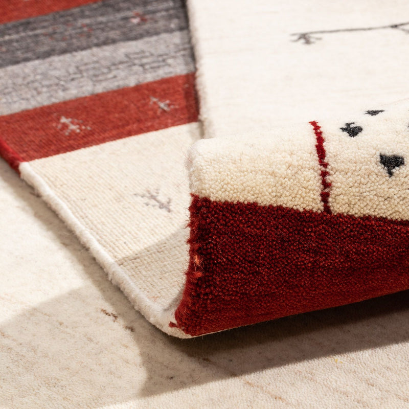 Tapis Gabbeh - Loribaft Persan - 350 x 248 cm - beige